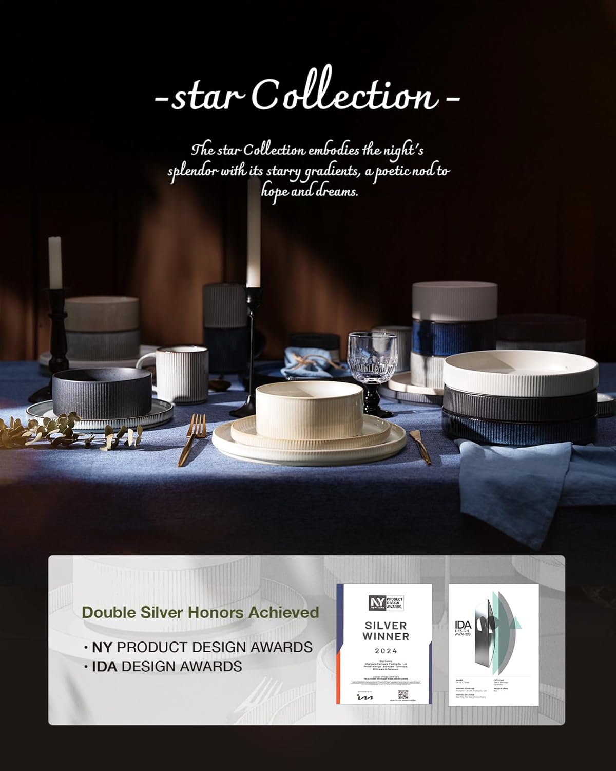Modern Ceramic Dinnerware Set – Minimalist Plates & Bowls Collection